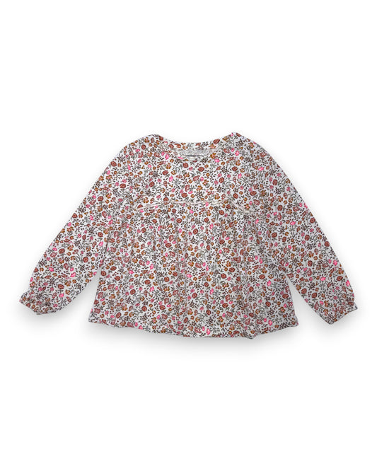 Floral Blouse, Size 3 Years