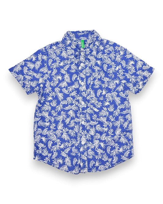 Camisa Azul 4-5 Anos