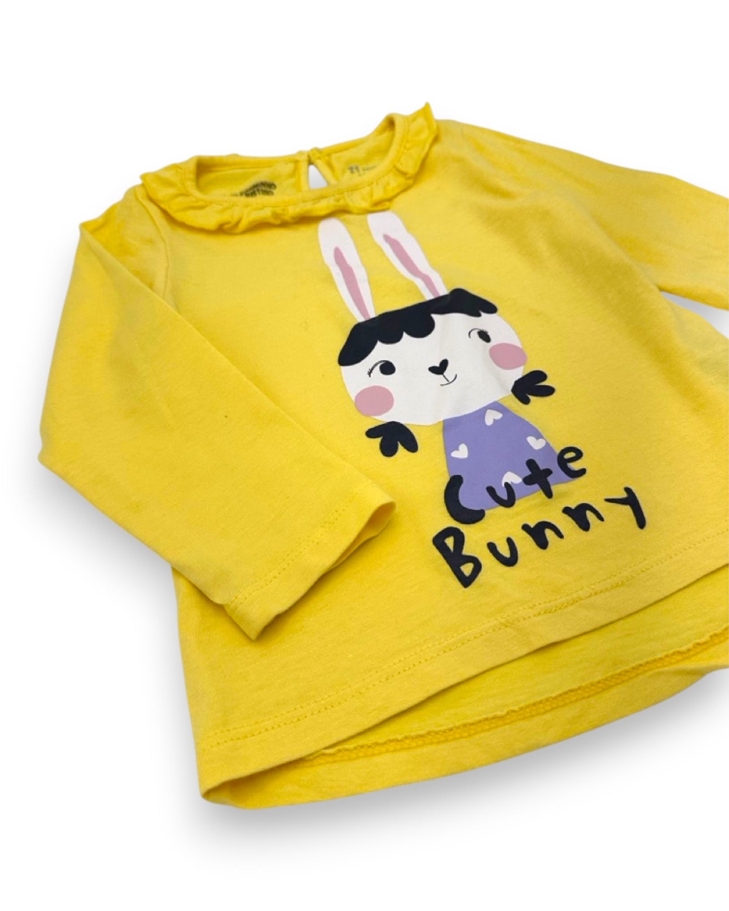 T-shirt Amarela 12-18 Meses