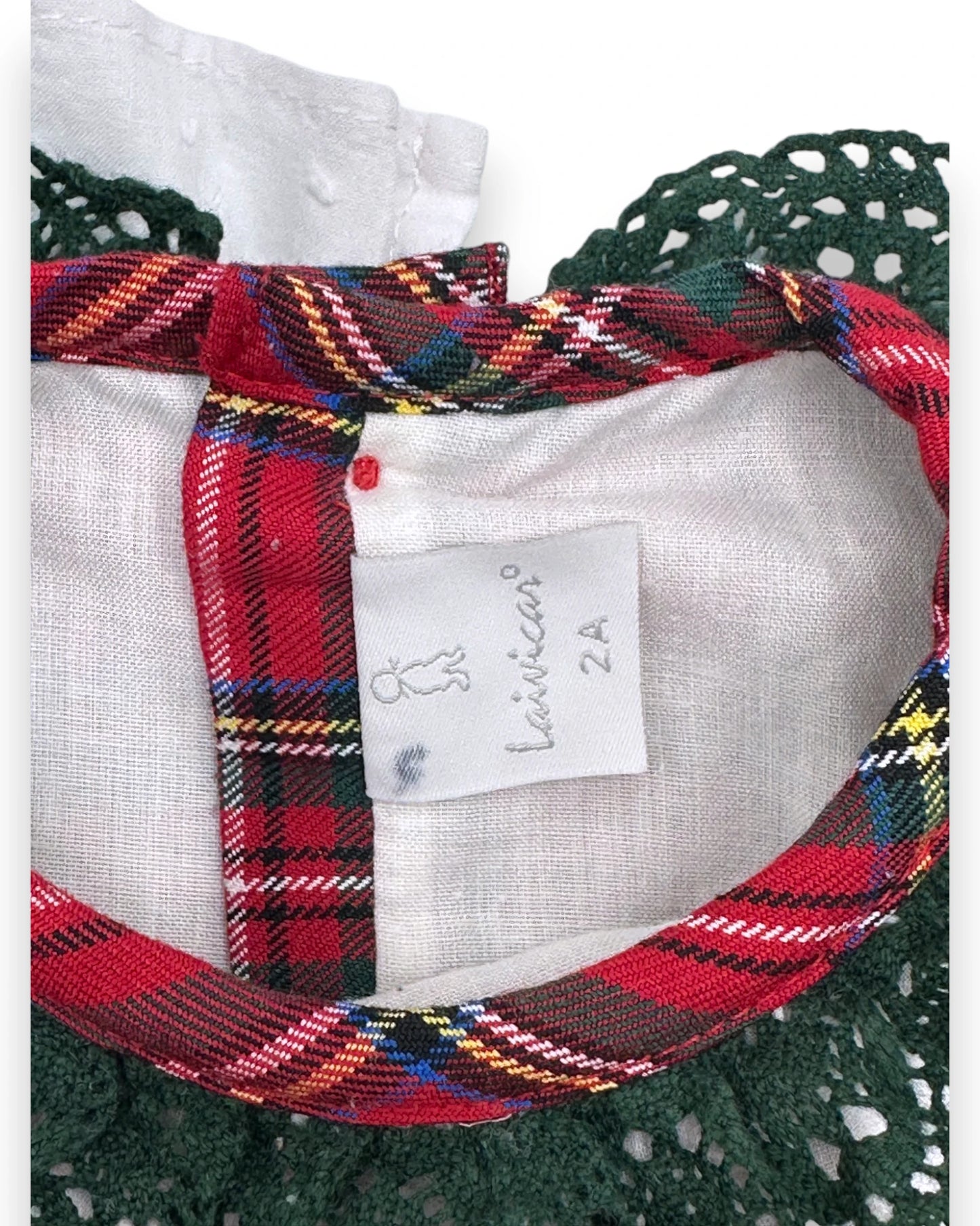 Vestido de cuadros rojo LAIVICAR - 2 años