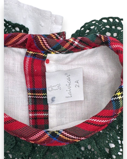 Vestido de cuadros rojo LAIVICAR - 2 años