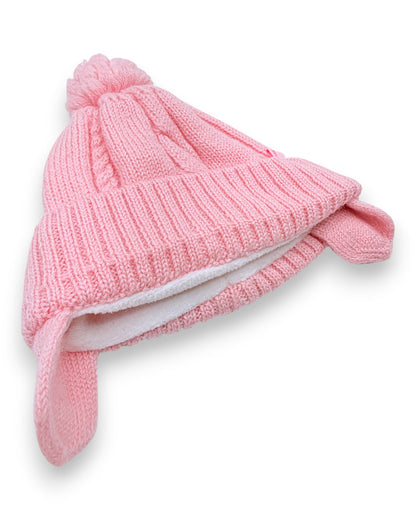 Gorro Rosa Pompom CHICCO - 3-6 Meses