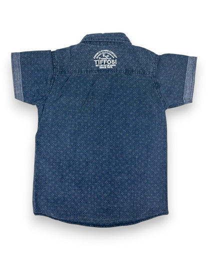 Camisa Azul 3-4 Anos