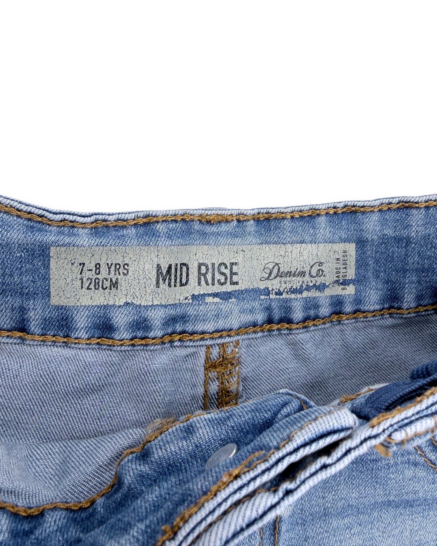 Shorts vaqueros DENIM & CO - 7-8 Años