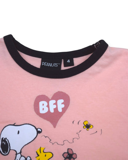 T-Shirt Cropped Snoopy PEANUTS - 4 Anos