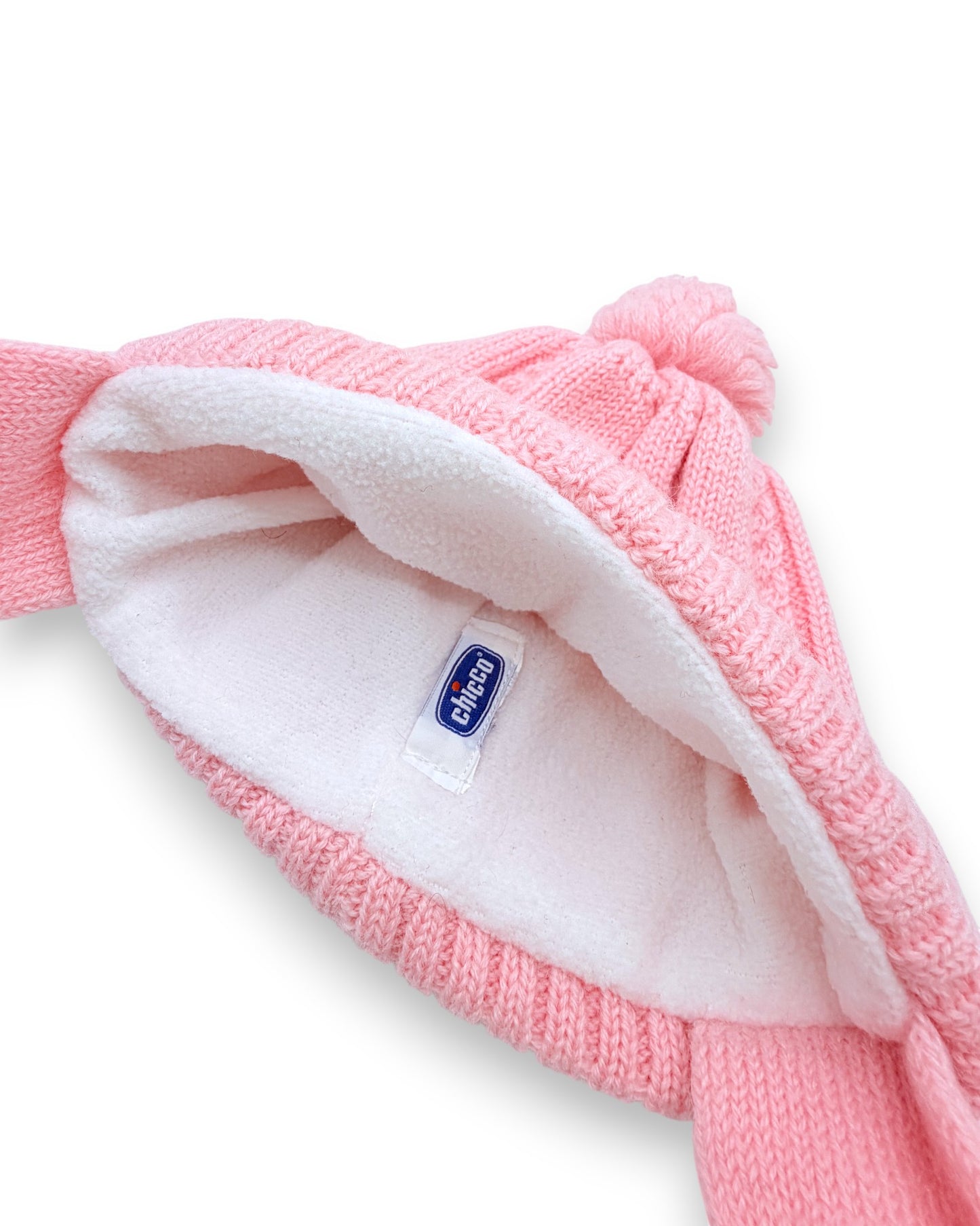 Gorro Rosa Pompom CHICCO - 3-6 Meses