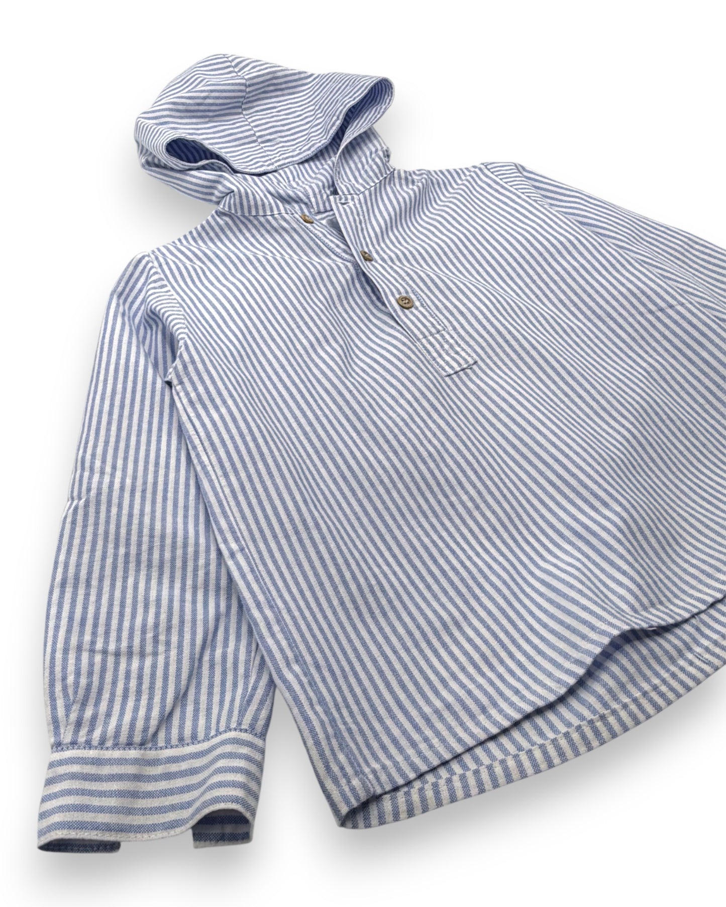 Camisa Riscas Capuz 4 Anos