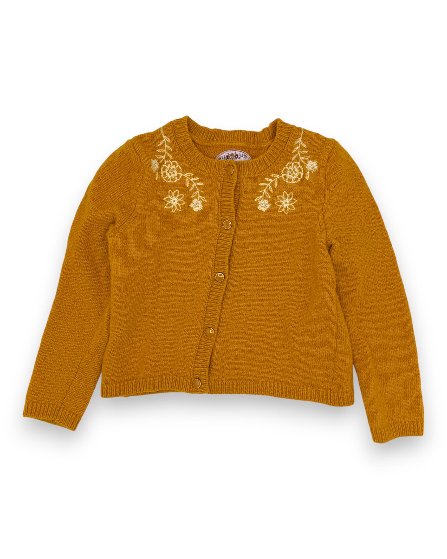 Casaco Malha Amarelo 3 Anos