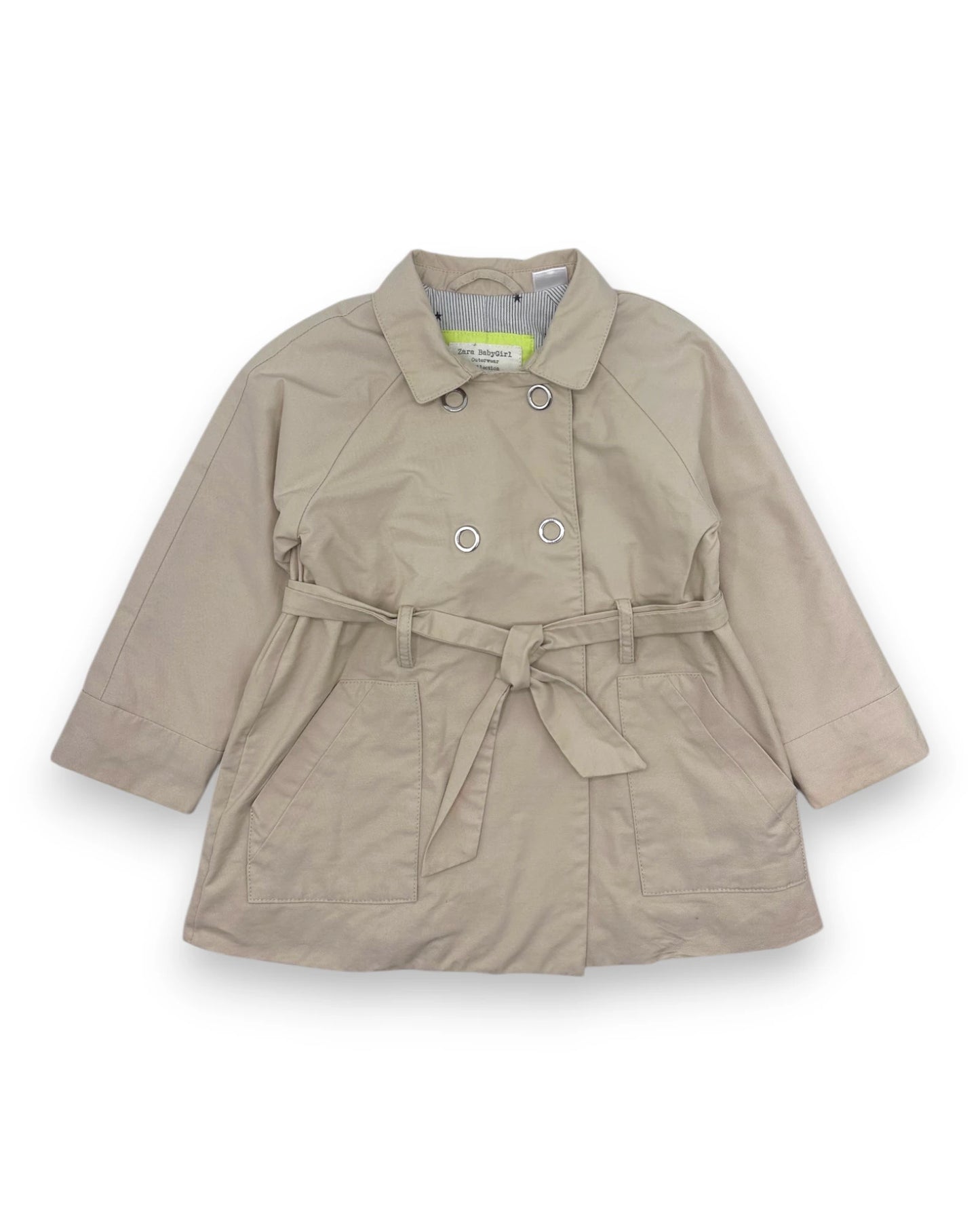 Gabardine Bege ZARA - 12-18 Meses