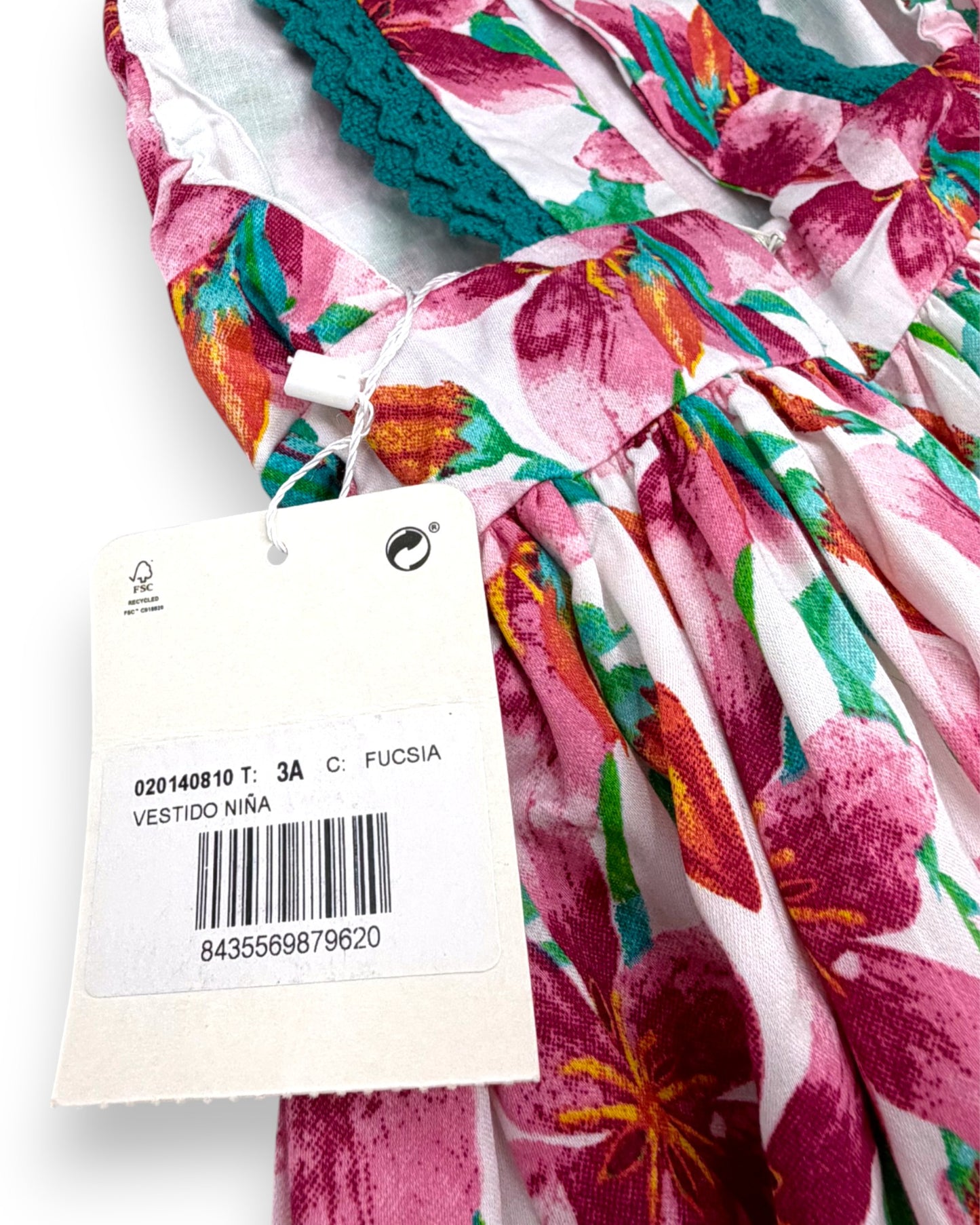 Vestido Floral 3 Anos