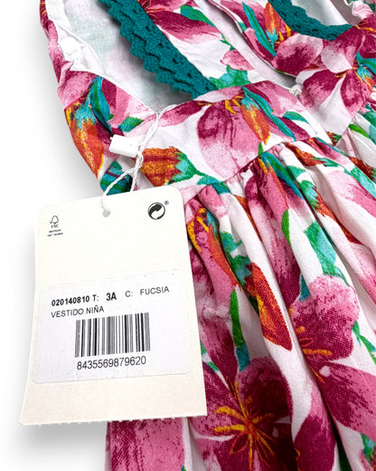 Vestido Floral 3 Anos
