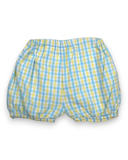Pantalones cortos de cuadros KNOT - 18 Meses