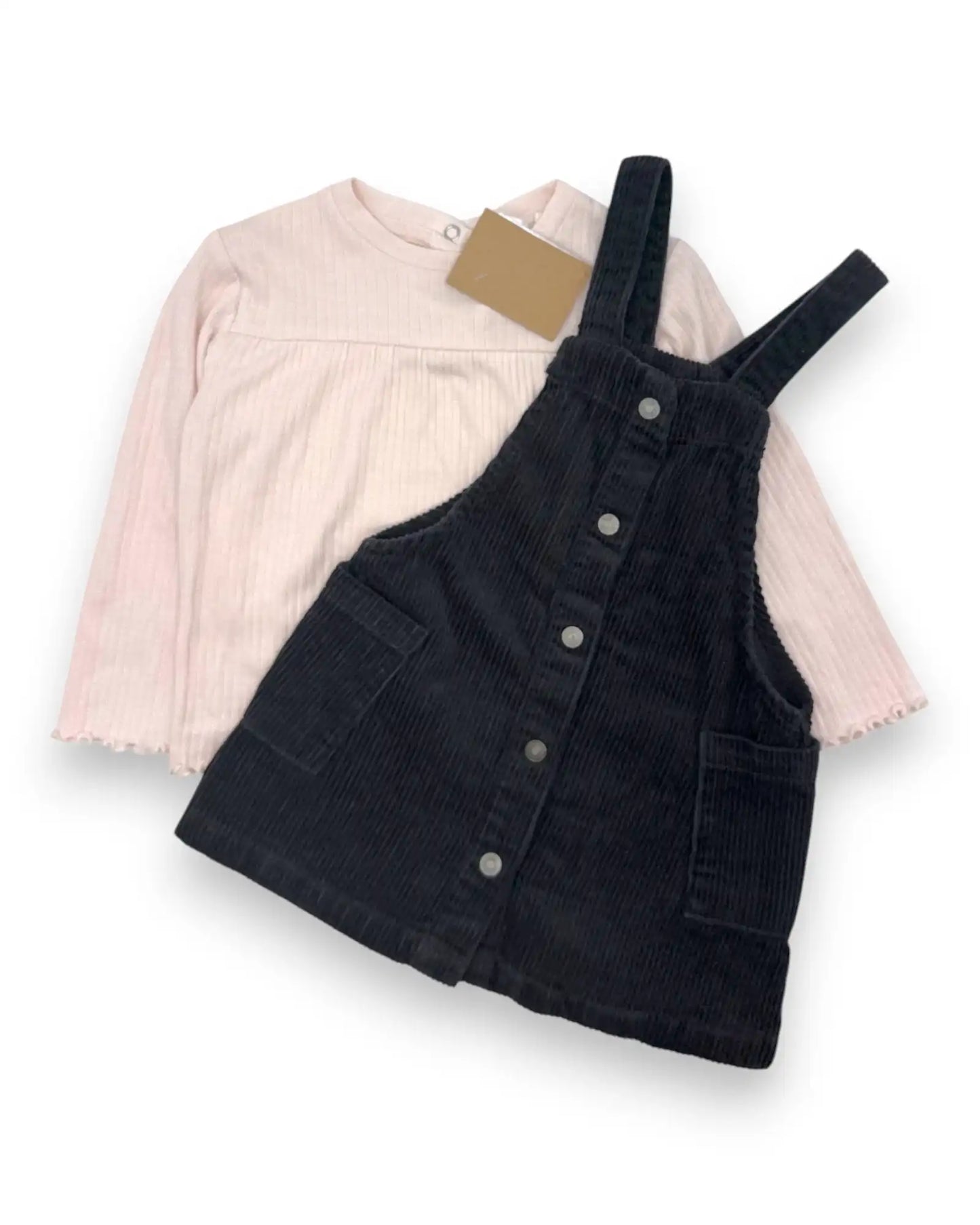 Conjunto Vestido & T-shirt MO KIDS - 9-12 Meses