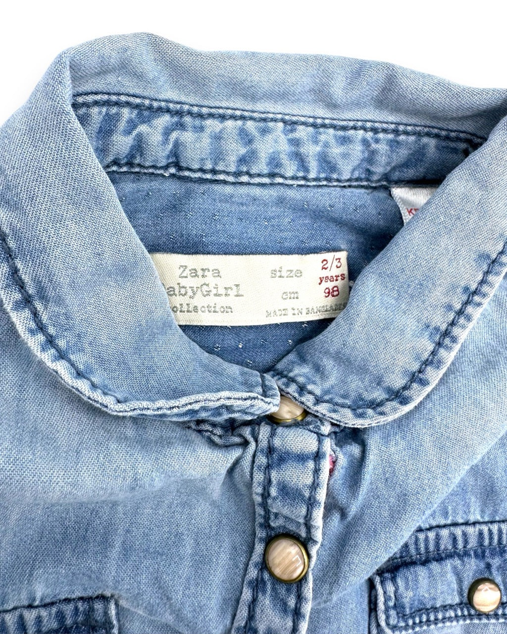 Camisa de Ganga 2-3 Anos