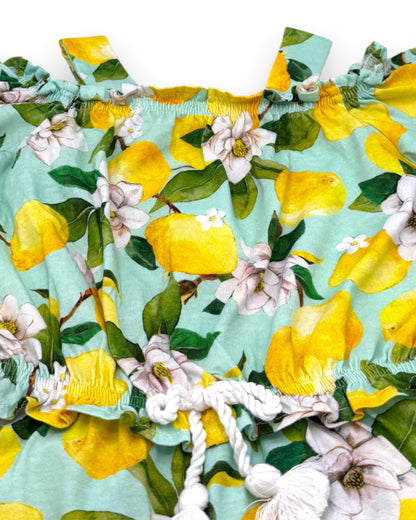 Macacão Verde Limões 3 Anos