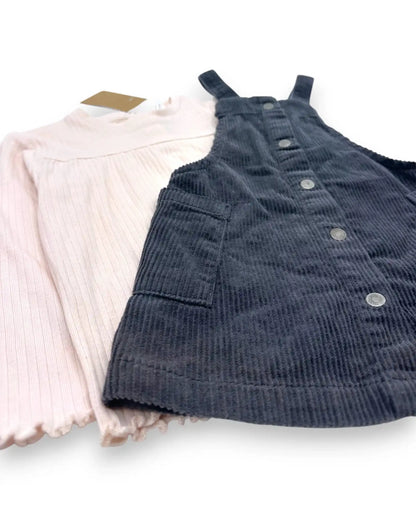 Conjunto Vestido & T-shirt MO KIDS - 9-12 Meses