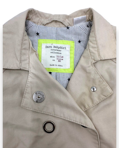 Gabardine Bege ZARA - 12-18 Meses