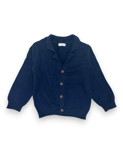 Casaco Malha Azul 4 Anos