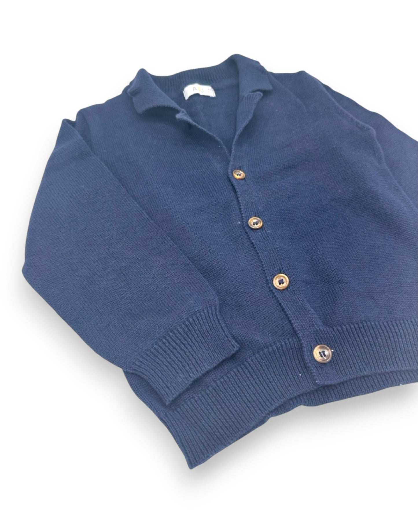 Casaco Malha Azul 4 Anos