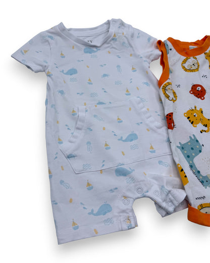 Conjunto 2 Babygrows 1-3 Meses