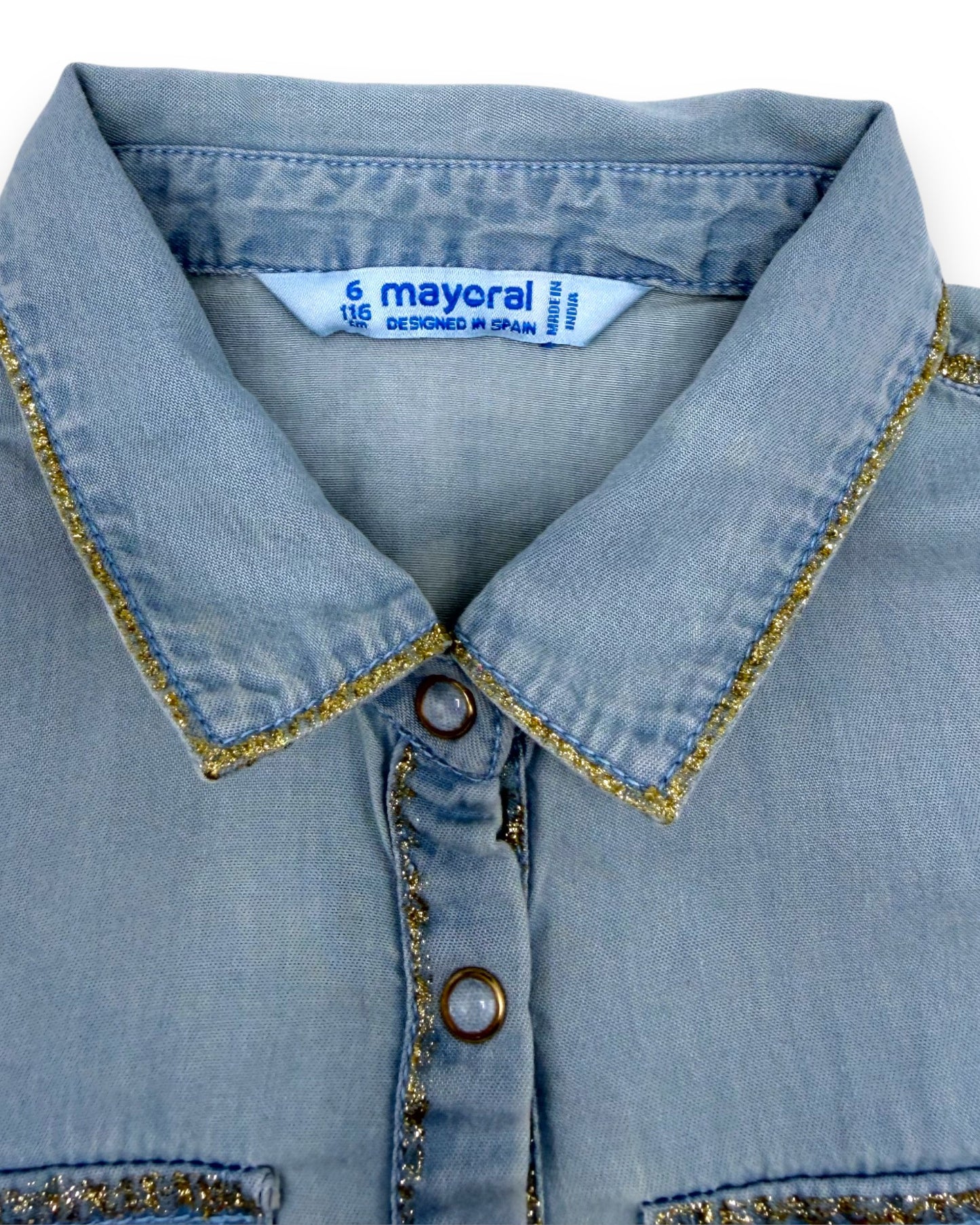 Camisa Ganga Brilho 6 Anos