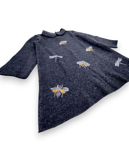 Vestido Cinzento 3-4 Anos