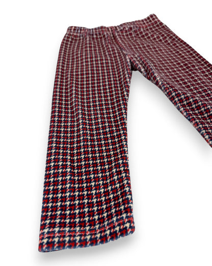 Leggings Xadrez Veludo 2 Anos