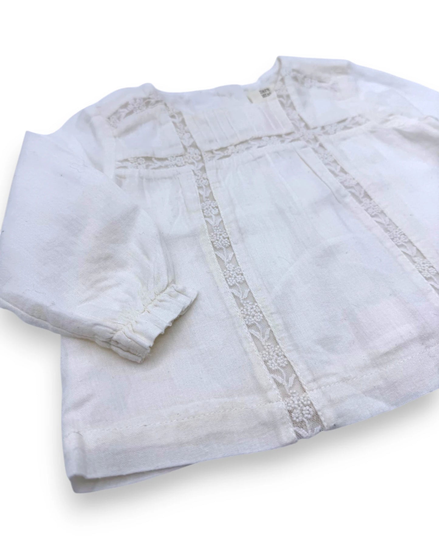 Blusa Branca ZARA - 3-6 Meses