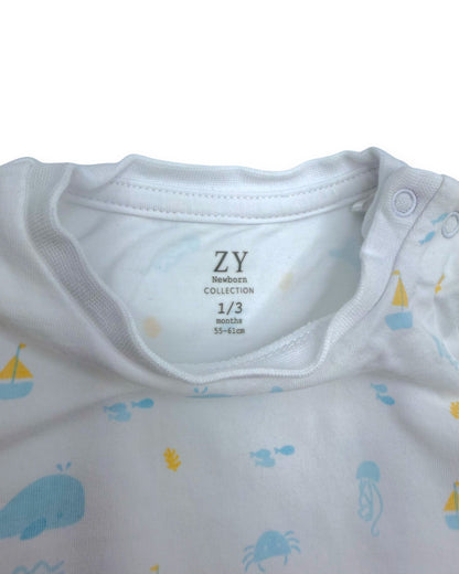 Conjunto 2 Babygrows 1-3 Meses