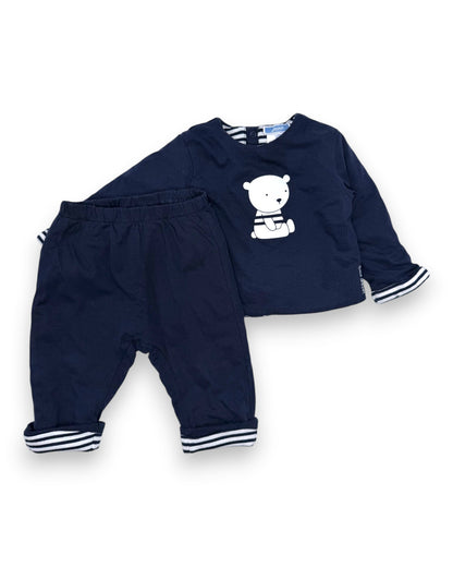 JACADI Blue Set - 12 Months