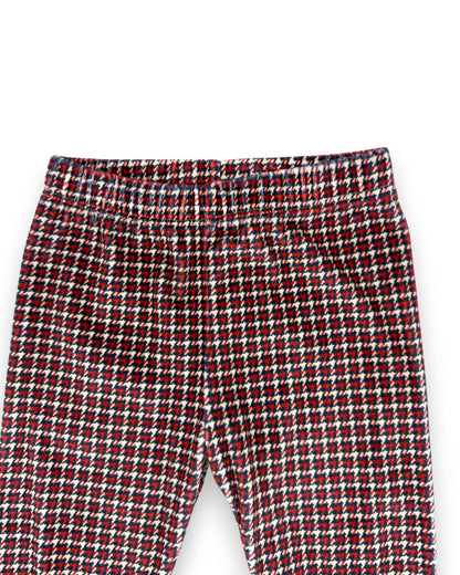 Leggings Xadrez Veludo 2 Anos