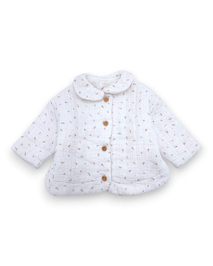 Casaco Branco 6-9 Meses