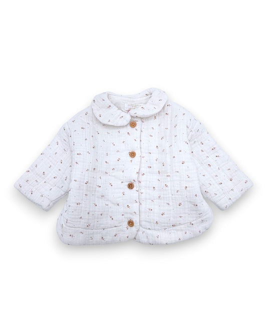 Casaco Branco 6-9 Meses