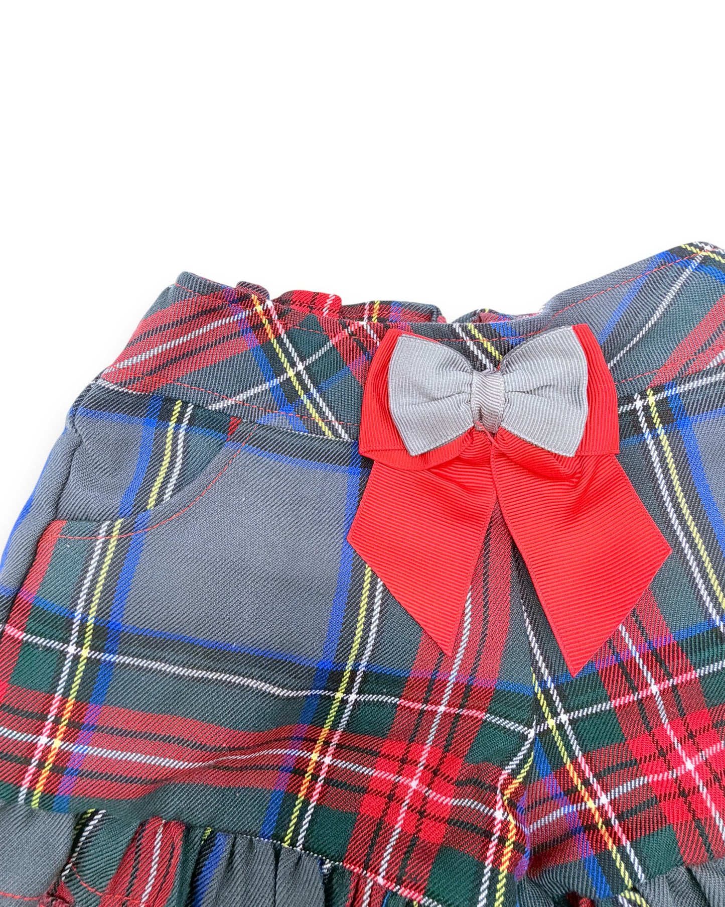 Pantalones cortos de cuadros 2 años