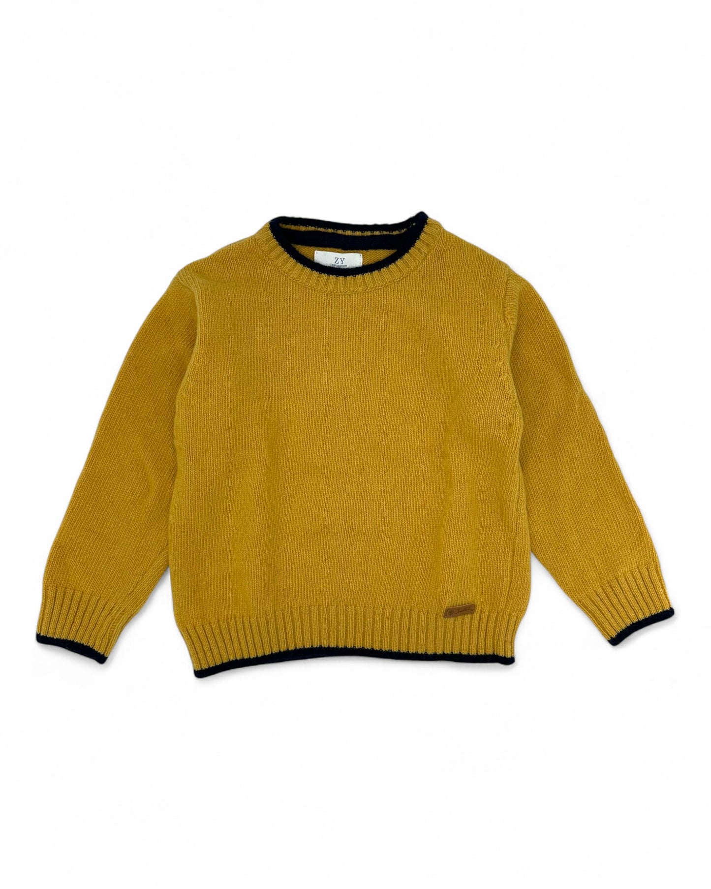 Yellow Wool Shirt, Size 3-4 Years