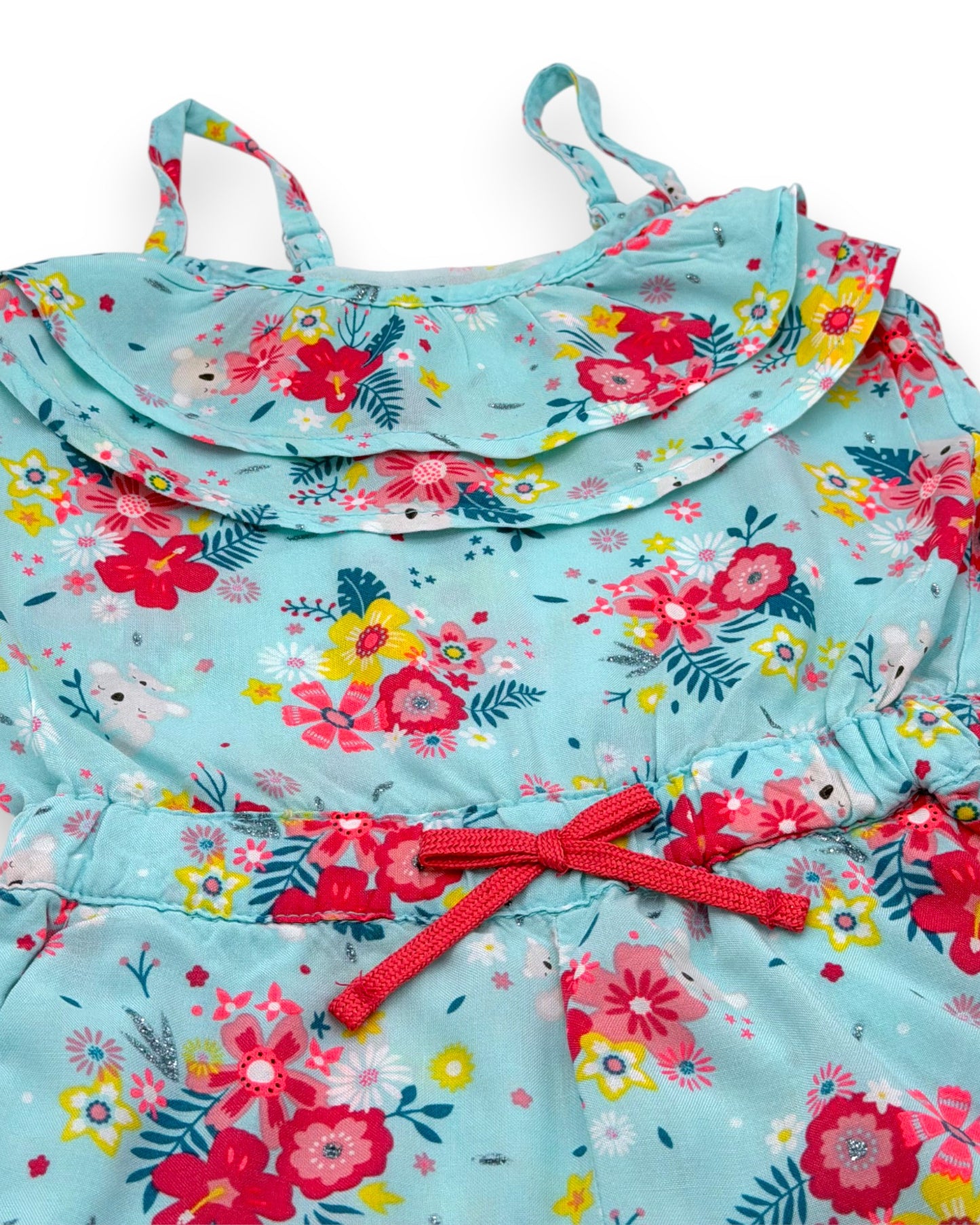 Macacão Azul Alças 4 Anos