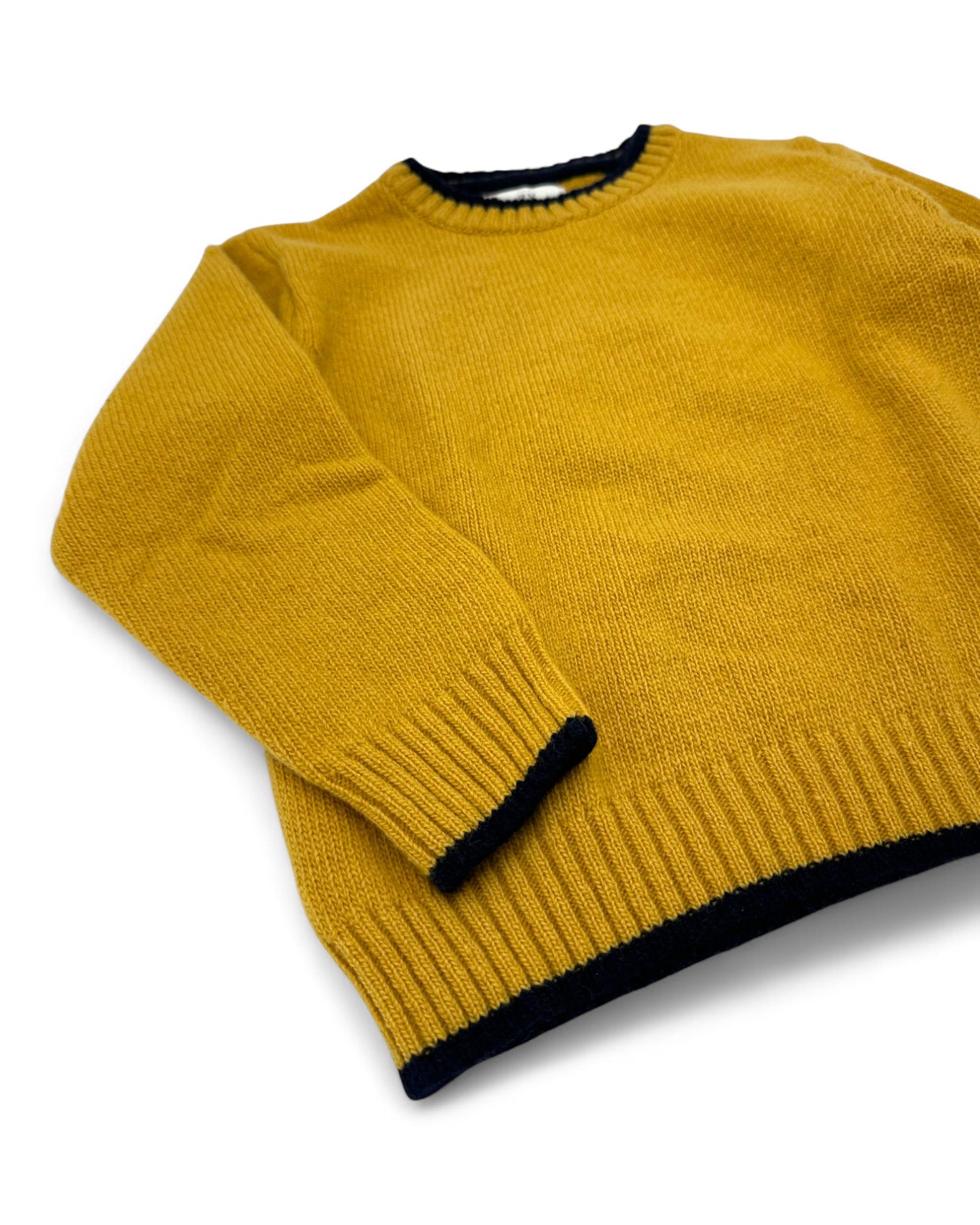 Yellow Wool Shirt, Size 3-4 Years