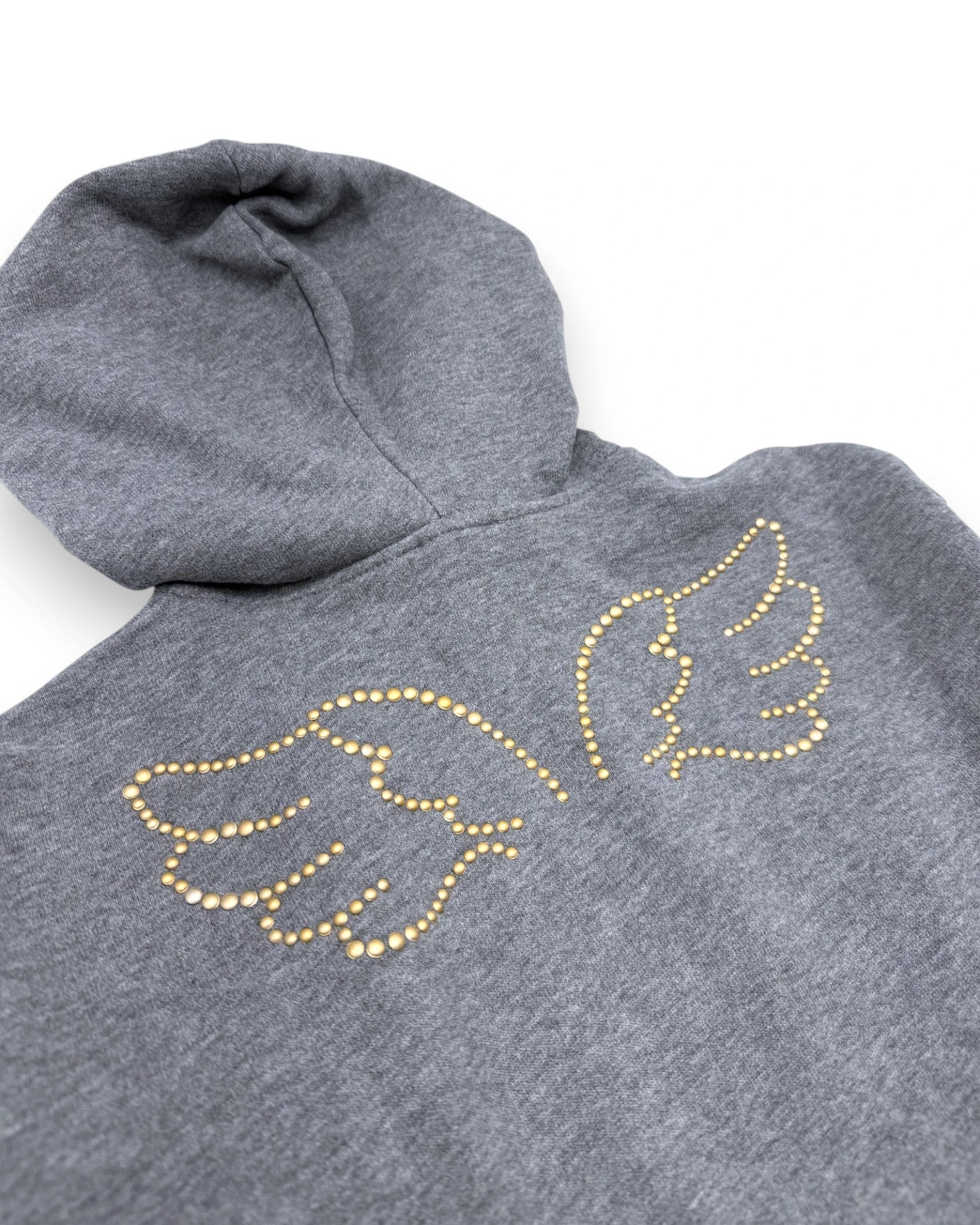 Sudadera gris con capucha BENETTON - 6-7 años