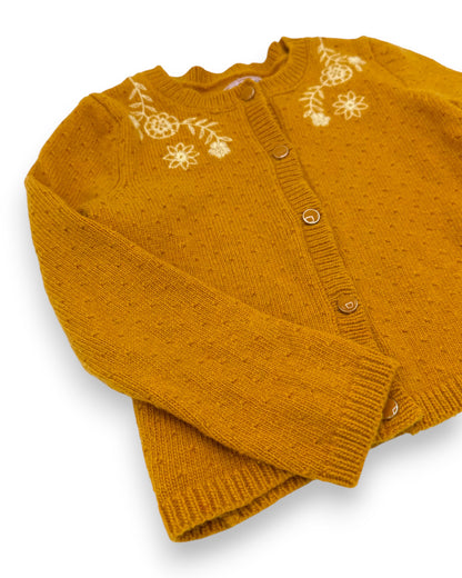 Casaco Malha Amarelo 3 Anos