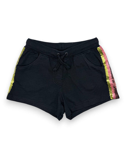 Calções Pretos Lantejoulas 8 Anos