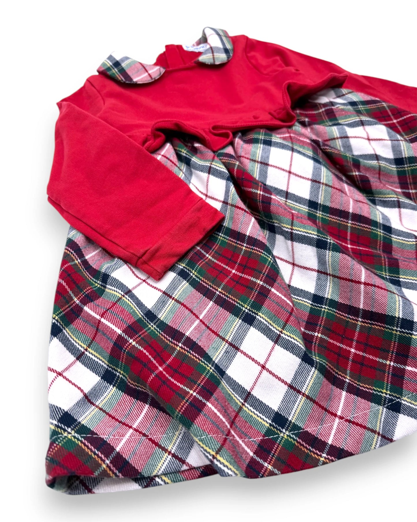 Vestido Rojo de Cuadros MAYORAL - 18 Meses