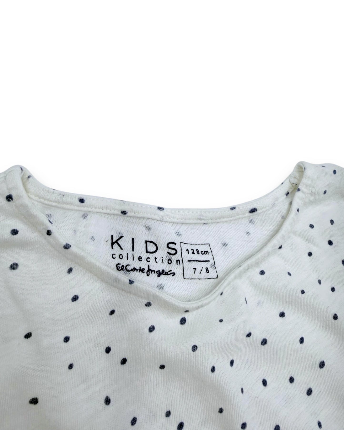 T-shirt Branca EL CORTE INGLÉS - 7-8 Anos