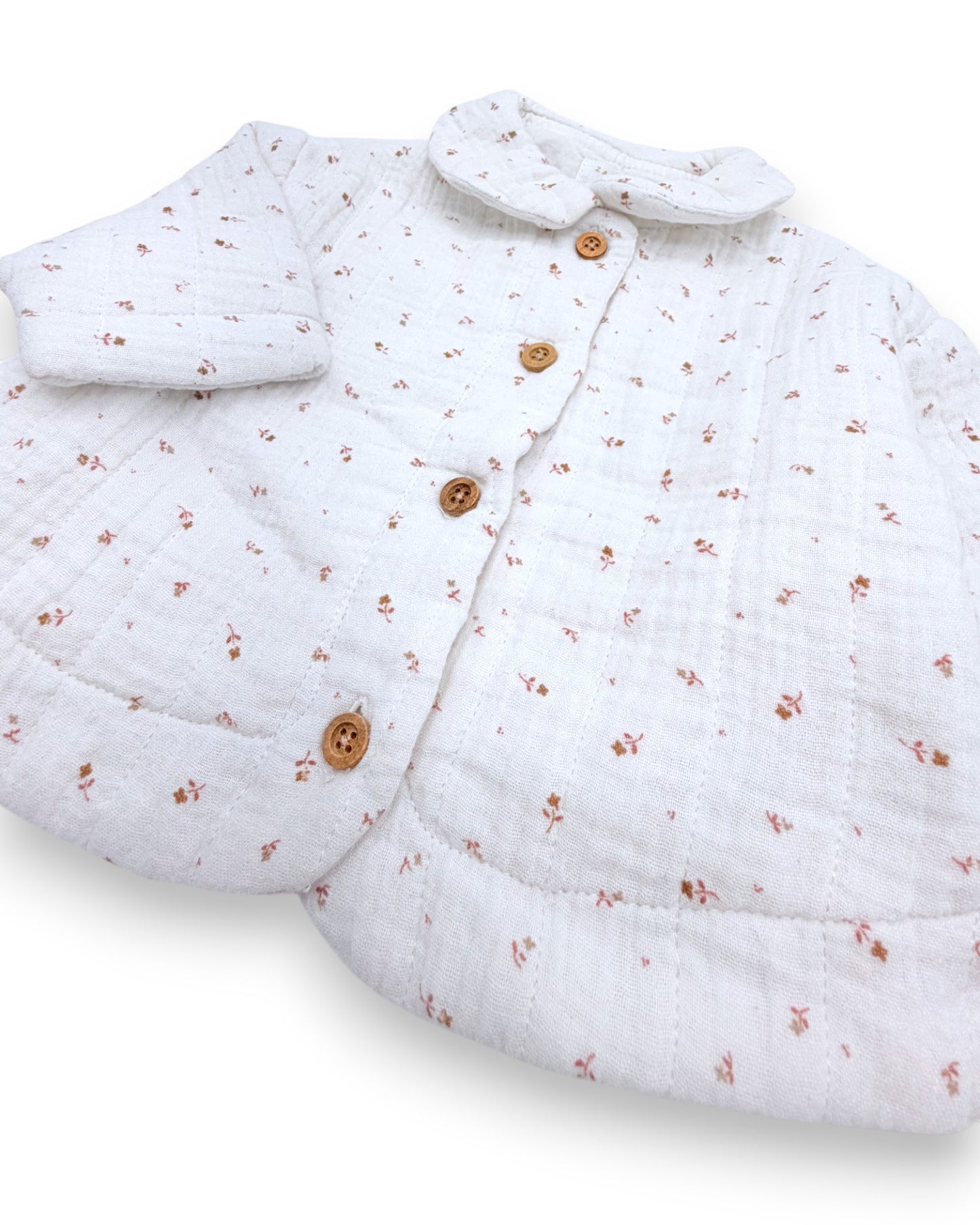 Casaco Branco 6-9 Meses