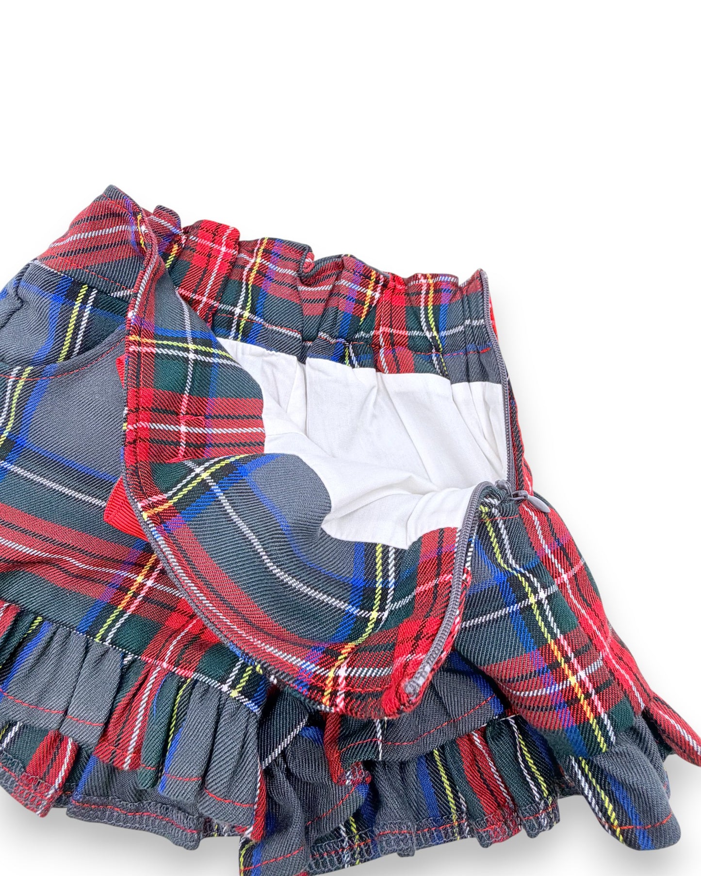 Pantalones cortos de cuadros 2 años