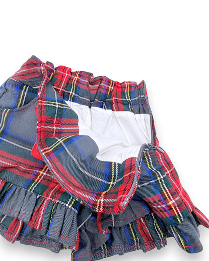 Pantalones cortos de cuadros 2 años