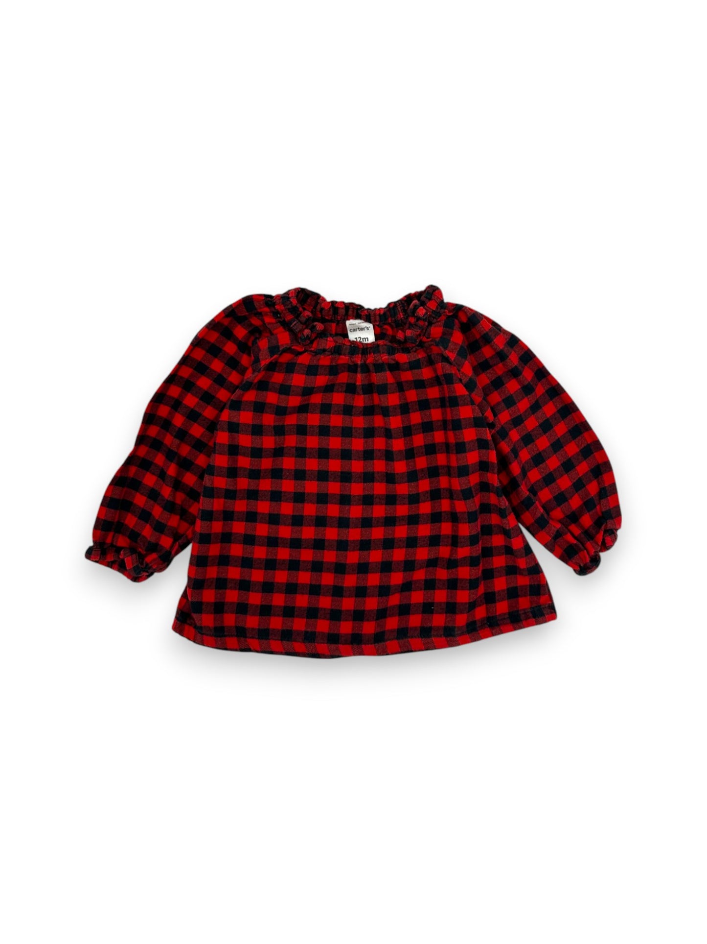 Blusa Xadrez 12 Meses
