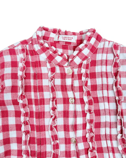 Camisa Xadrez LANIDOR - 4 Anos