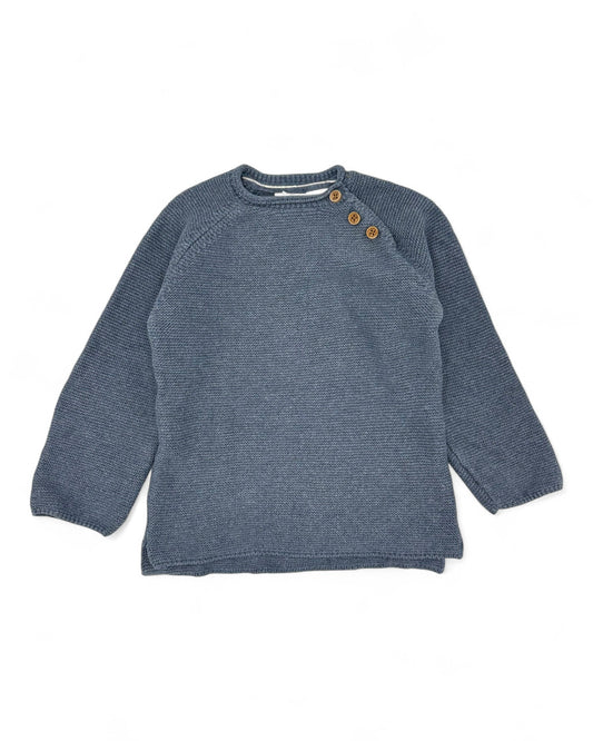 Camisola Malha Azul 2-3 Anos