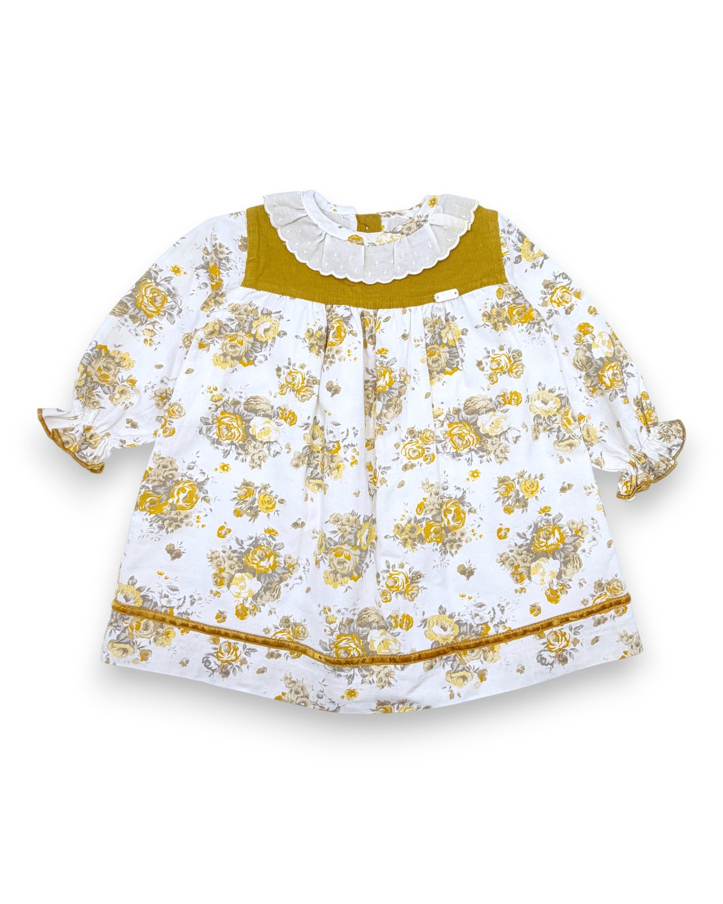 Vestido Floral Gola DOCE DE COCO - 9 Meses