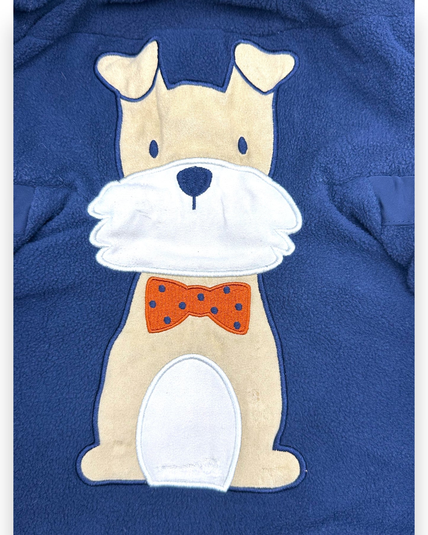 Blusão Almofadado Azul 18 Meses